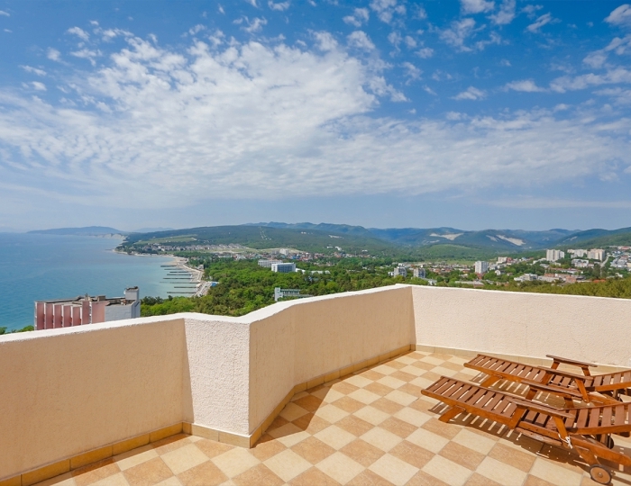 Люкс 2-местный 2-комнатный Терраса корпус 4 - Санаторий «Голубая даль» Дивноморское